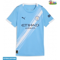 Manchester City Rico Lewis #82 Hjemmedrakt Dame 2025-26 Kortermet